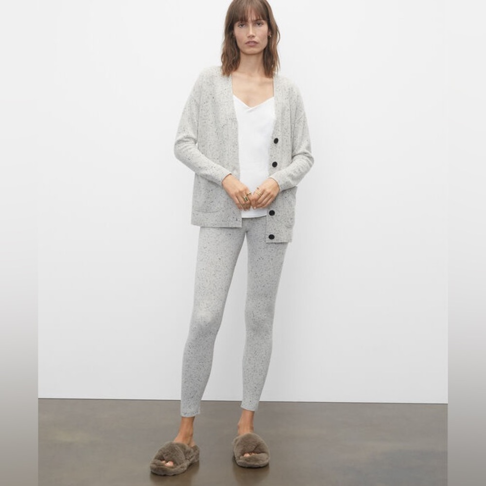 Club Monaco donegal legging grey cashmere wool